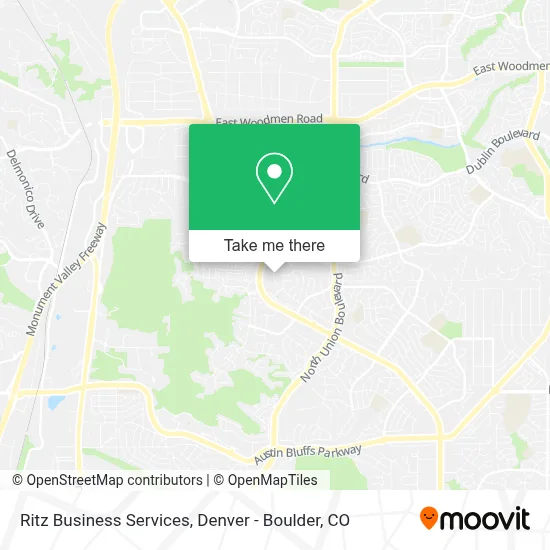 Ritz Business Services map