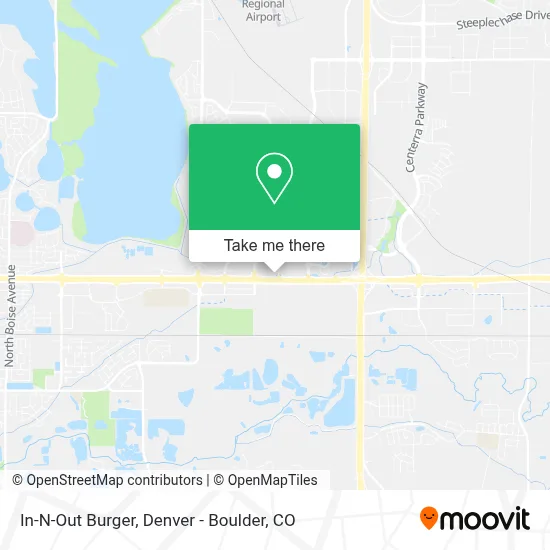 In-N-Out Burger map