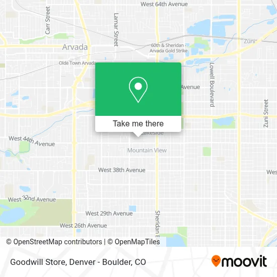 Goodwill Store map