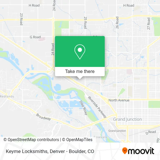 Keyme Locksmiths map