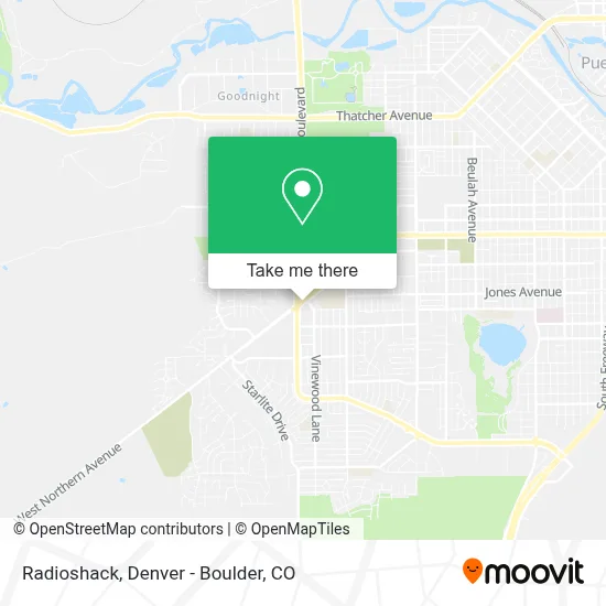 Radioshack map