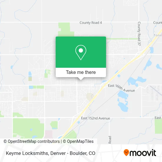 Keyme Locksmiths map