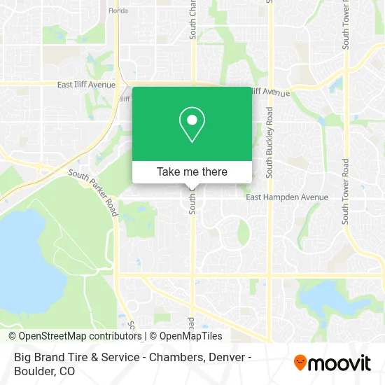 Big Brand Tire & Service - Chambers map