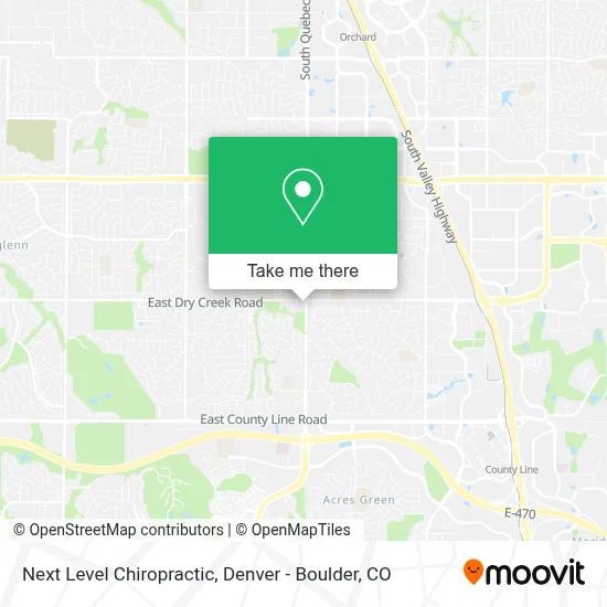 Next Level Chiropractic map