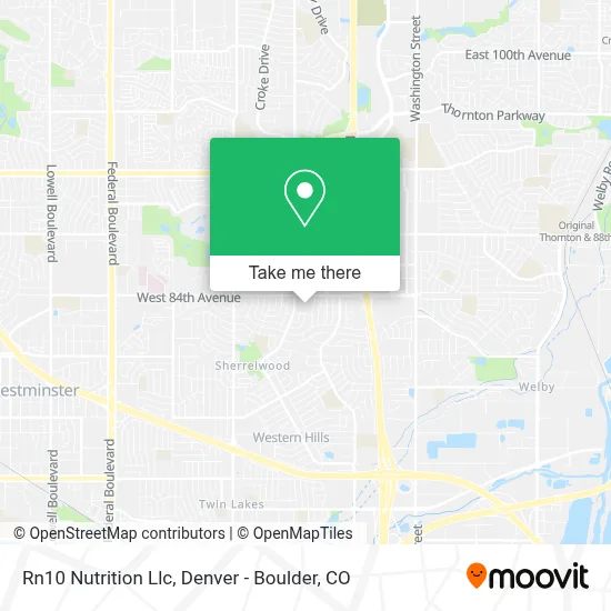 Rn10 Nutrition Llc map