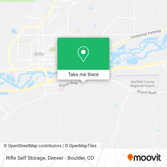 Rifle Self Storage map