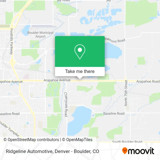 Ridgeline Automotive map