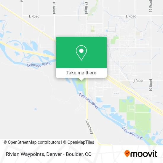 Rivian Waypoints map