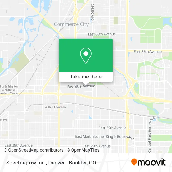 Spectragrow Inc. map