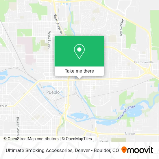 Ultimate Smoking Accessories map