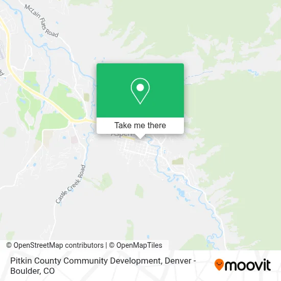 Pitkin County Community Development map