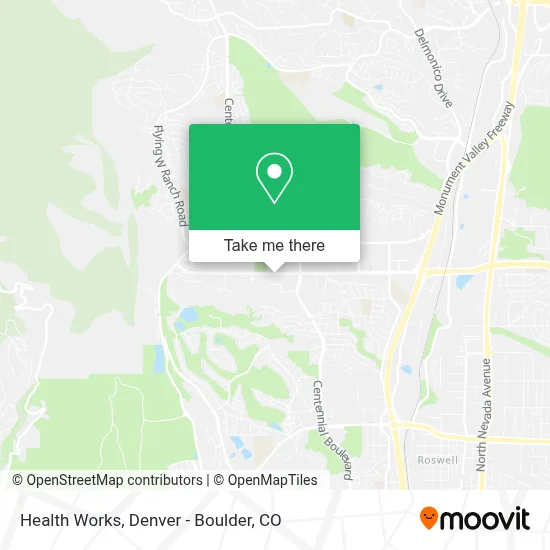 Health Works map