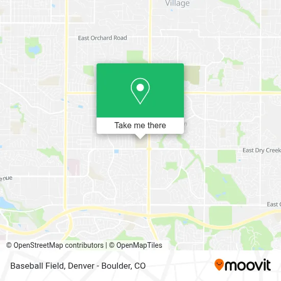 Baseball Field map