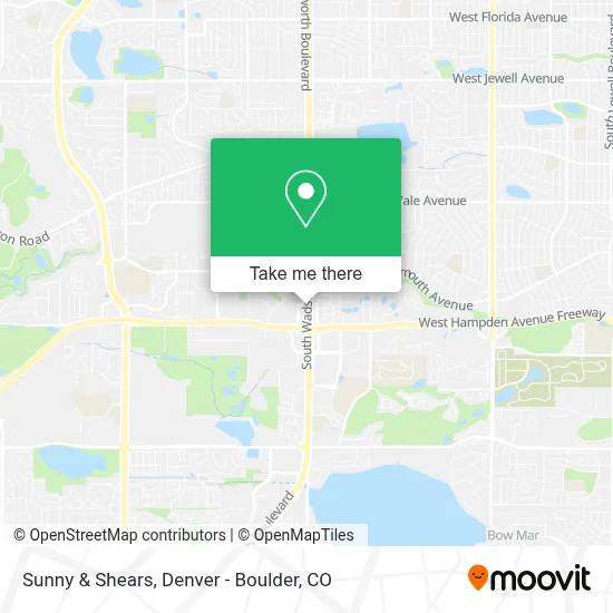 Sunny & Shears map