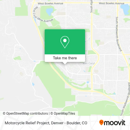 Motorcycle Relief Project map