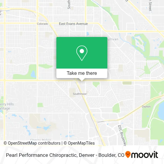 Pearl Performance Chiropractic map