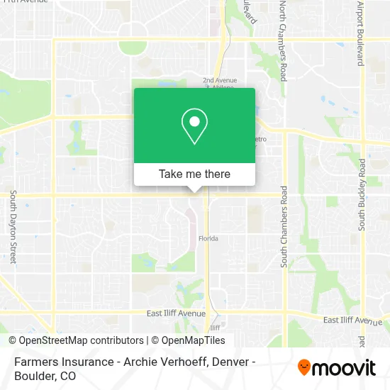 Farmers Insurance - Archie Verhoeff map