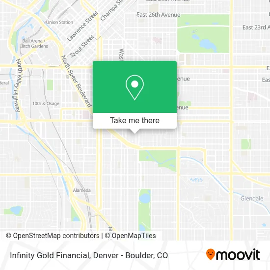 Infinity Gold Financial map
