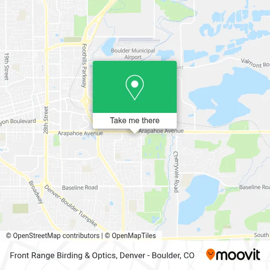 Front Range Birding & Optics map