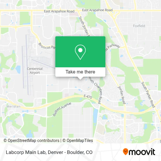 Labcorp Main Lab map
