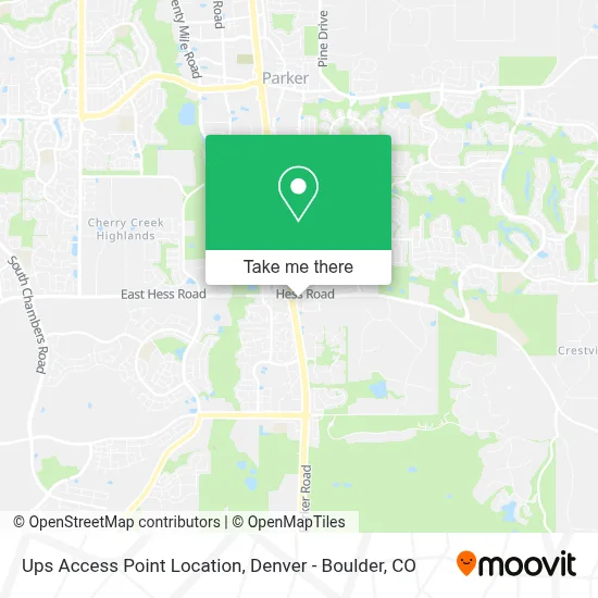Ups Access Point Location map