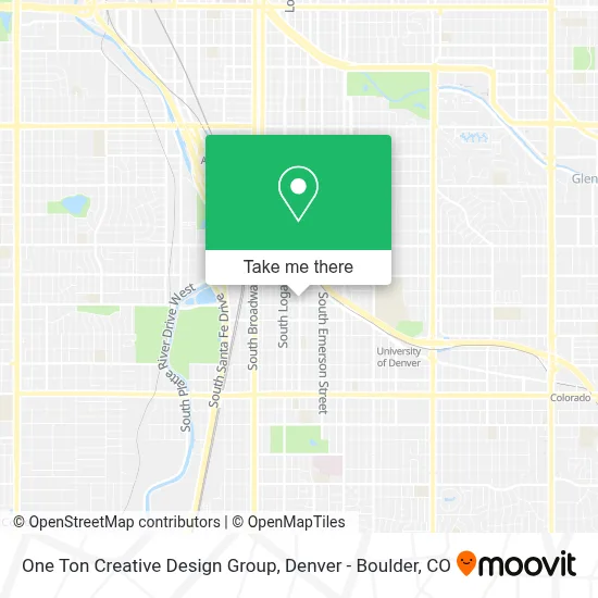 One Ton Creative Design Group map