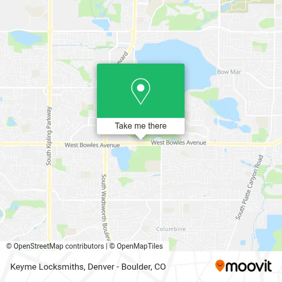 Keyme Locksmiths map