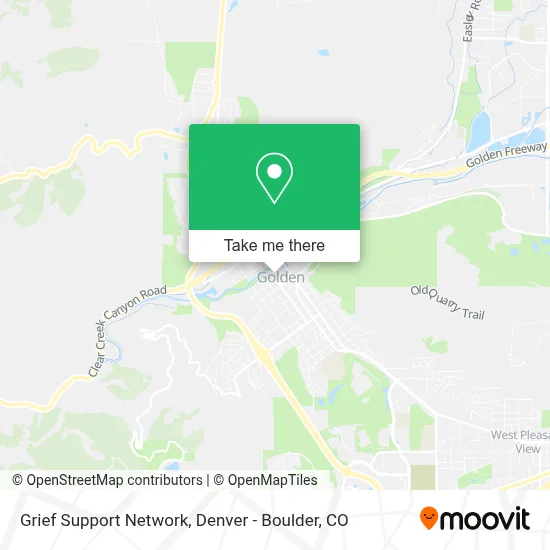 Grief Support Network map