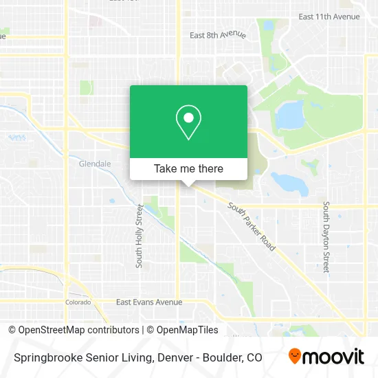 Springbrooke Senior Living map
