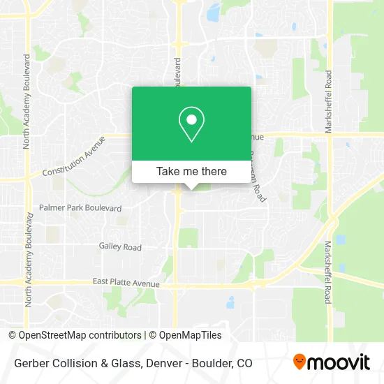 Gerber Collision & Glass map