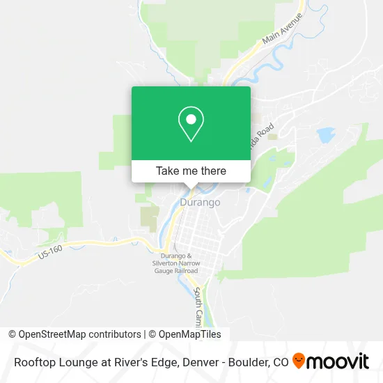 Rooftop Lounge at River's Edge map