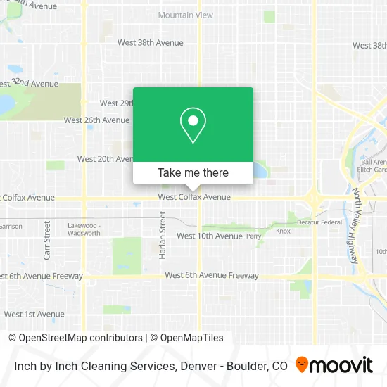 Inch by Inch Cleaning Services map