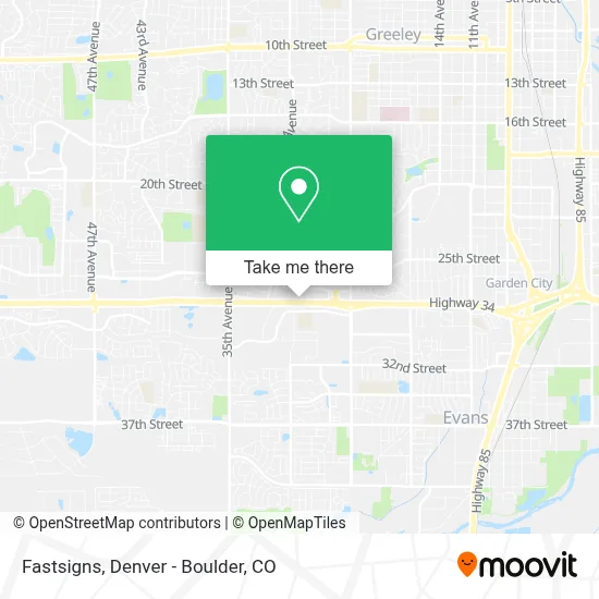 Fastsigns map