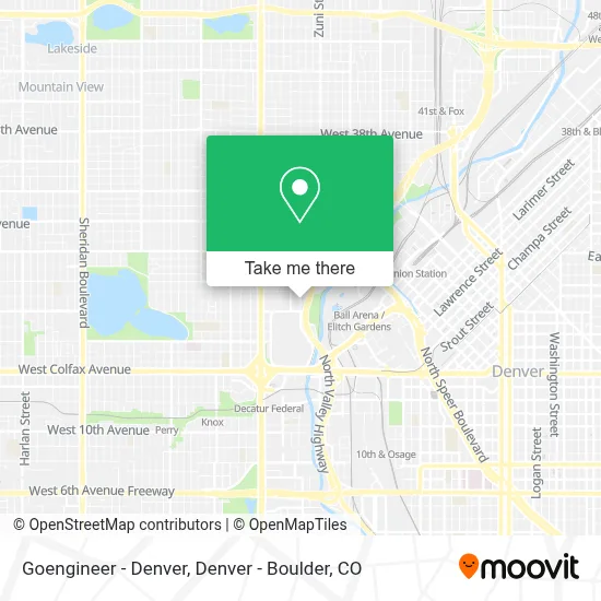 Goengineer - Denver map