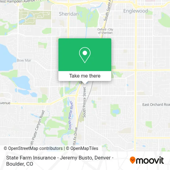 State Farm Insurance - Jeremy Busto map