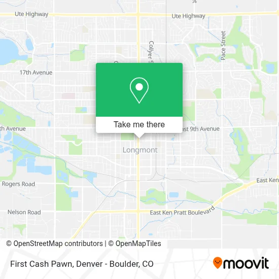 First Cash Pawn map