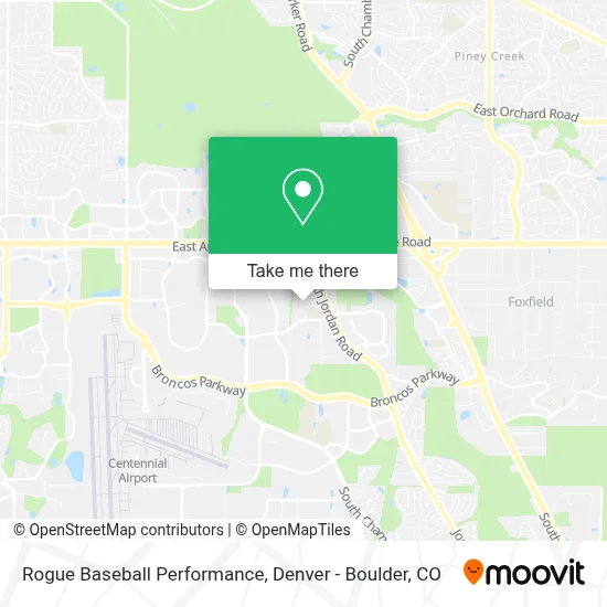 Rogue Baseball Performance map