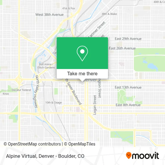 Alpine Virtual map