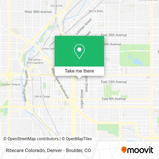 Ritecare Colorado map
