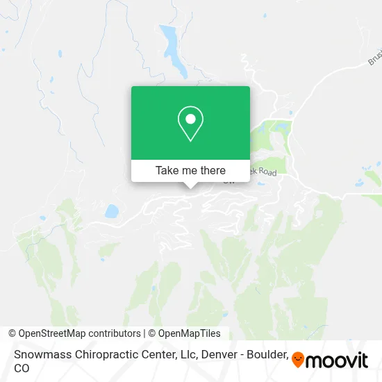 Snowmass Chiropractic Center, Llc map