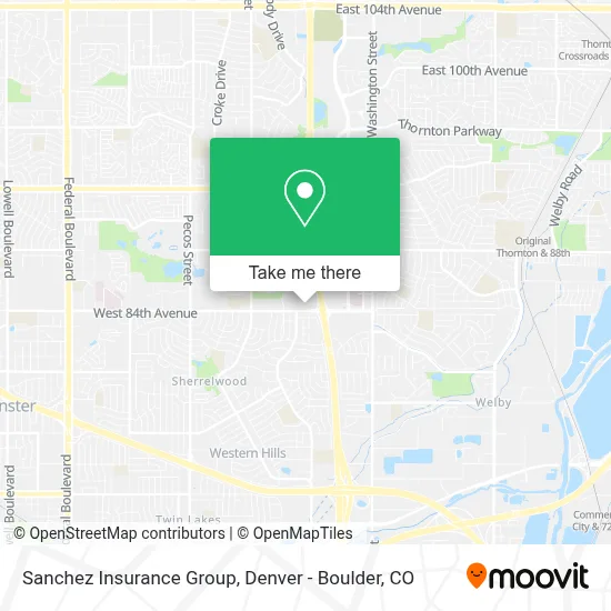 Sanchez Insurance Group map