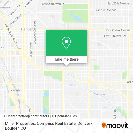 Miller Properties, Compass Real Estate map