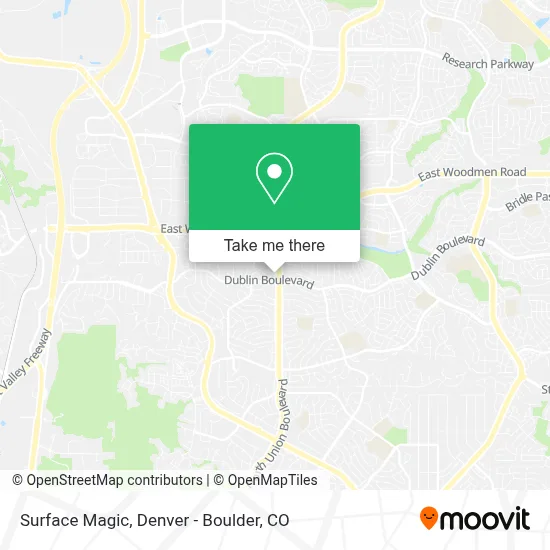 Surface Magic map