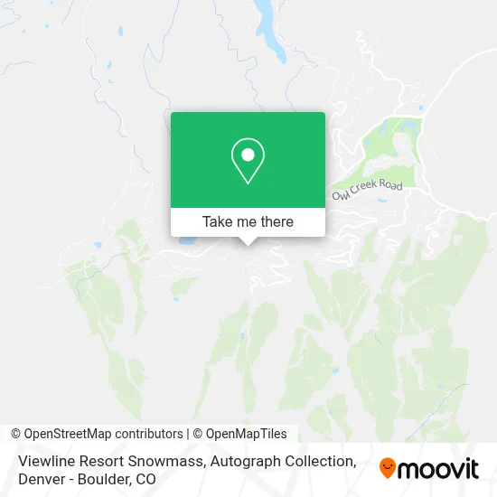 Viewline Resort Snowmass, Autograph Collection map