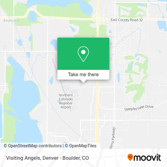 Visiting Angels map