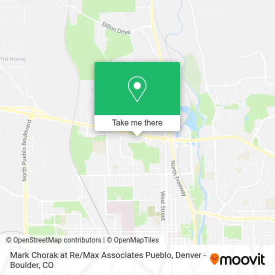 Mark Chorak at Re / Max Associates Pueblo map