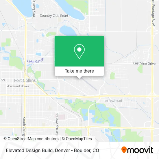 Elevated Design Build map