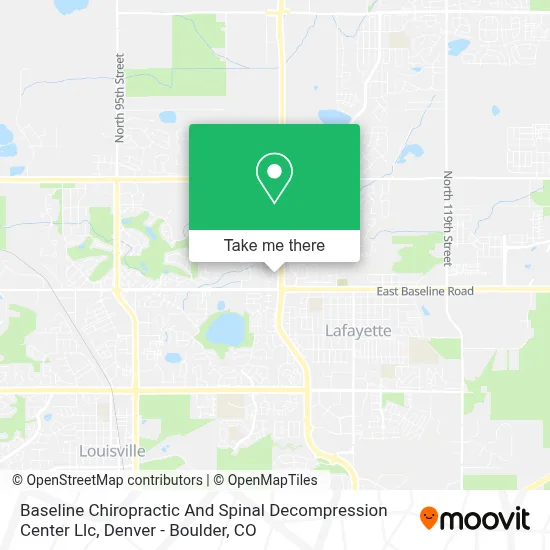 Baseline Chiropractic And Spinal Decompression Center Llc map
