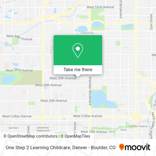 One Step 2 Learning Childcare map