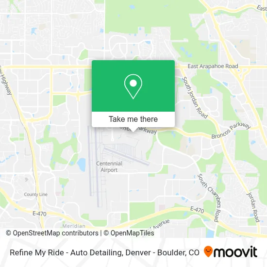 Refine My Ride - Auto Detailing map